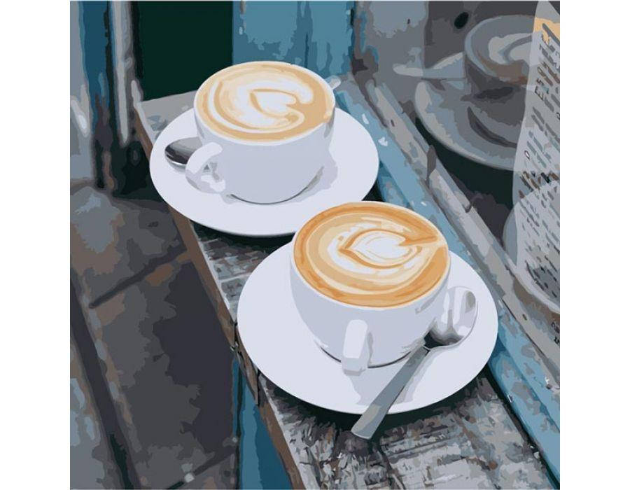 

Картина за номерами, 40х40 см, Ранковий аромат любові, КНО5537 TM Идейка