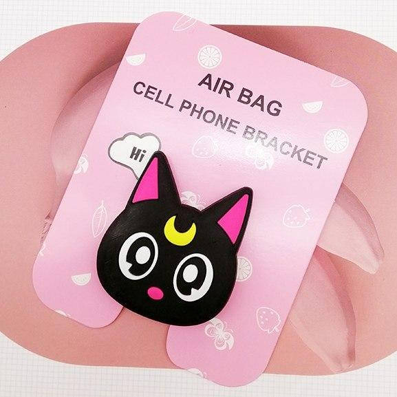 

Попсокет PopSocket 3D ZucZug держатель для телефона (Серия коты, Кот с луной)