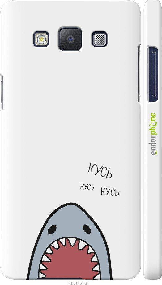 

Чехол на Samsung Galaxy A5 A500H Акула "4870c-73-56402", Белый