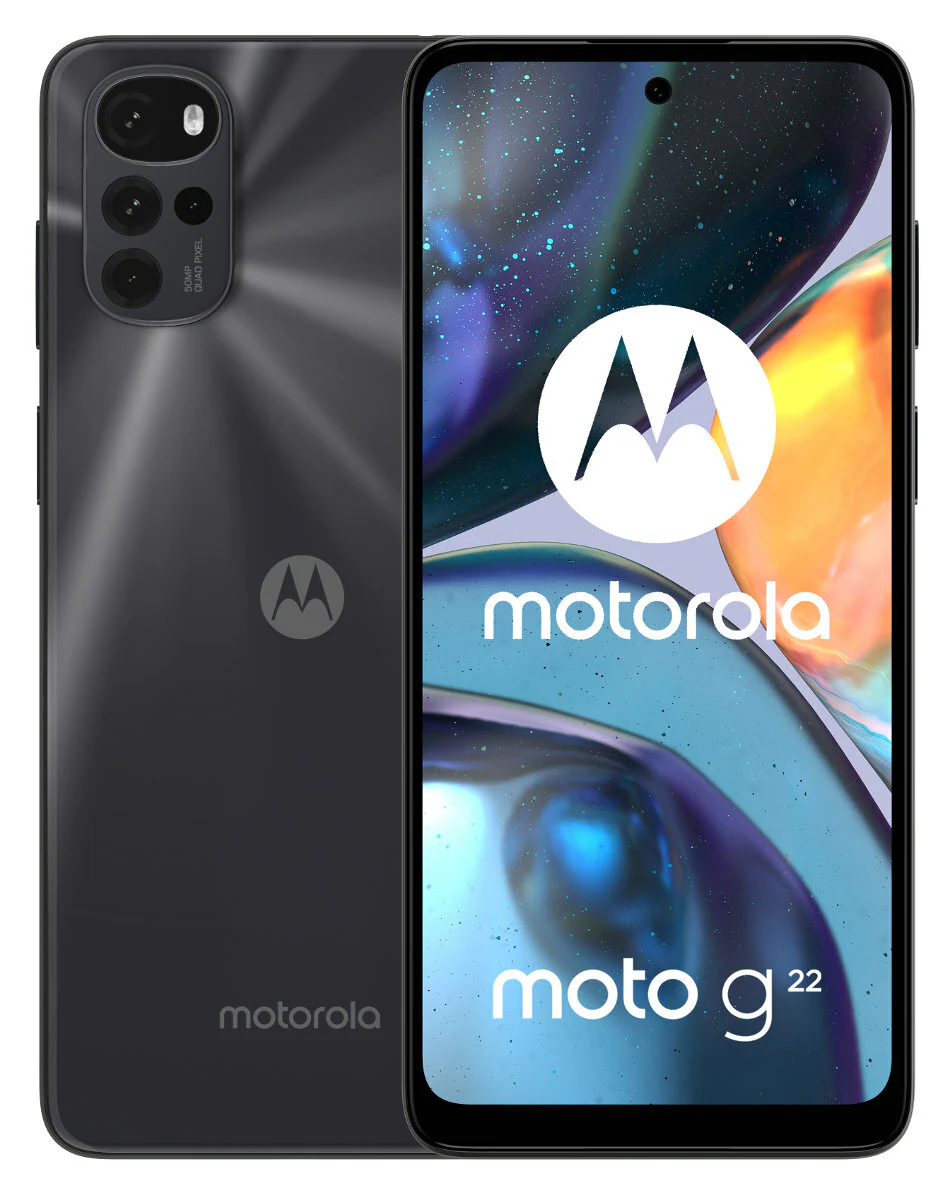 

Смартфон Motorola Moto G22 4/64 NFC 6.5" Чорний, Черный
