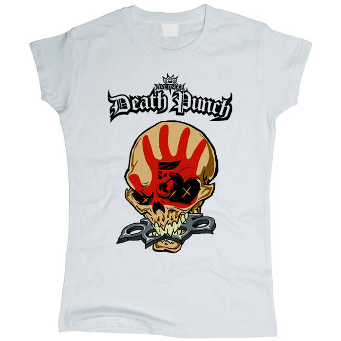 

Five Finger Death Punch 05 Футболка женская XL, Белый