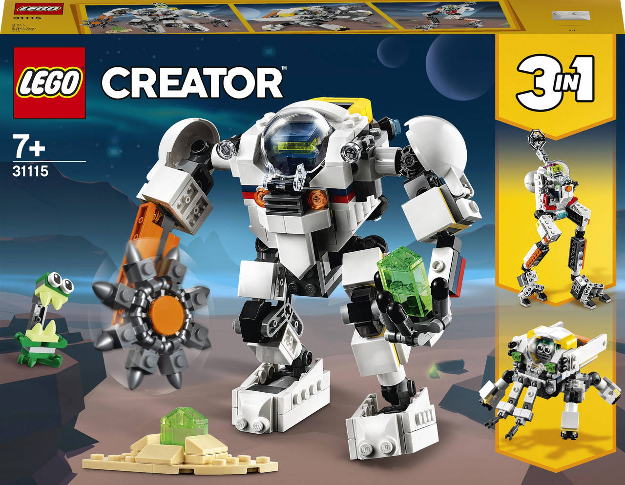 

LEGO Creator Космический робот для горных работ 327 деталей (31115), Зелёный