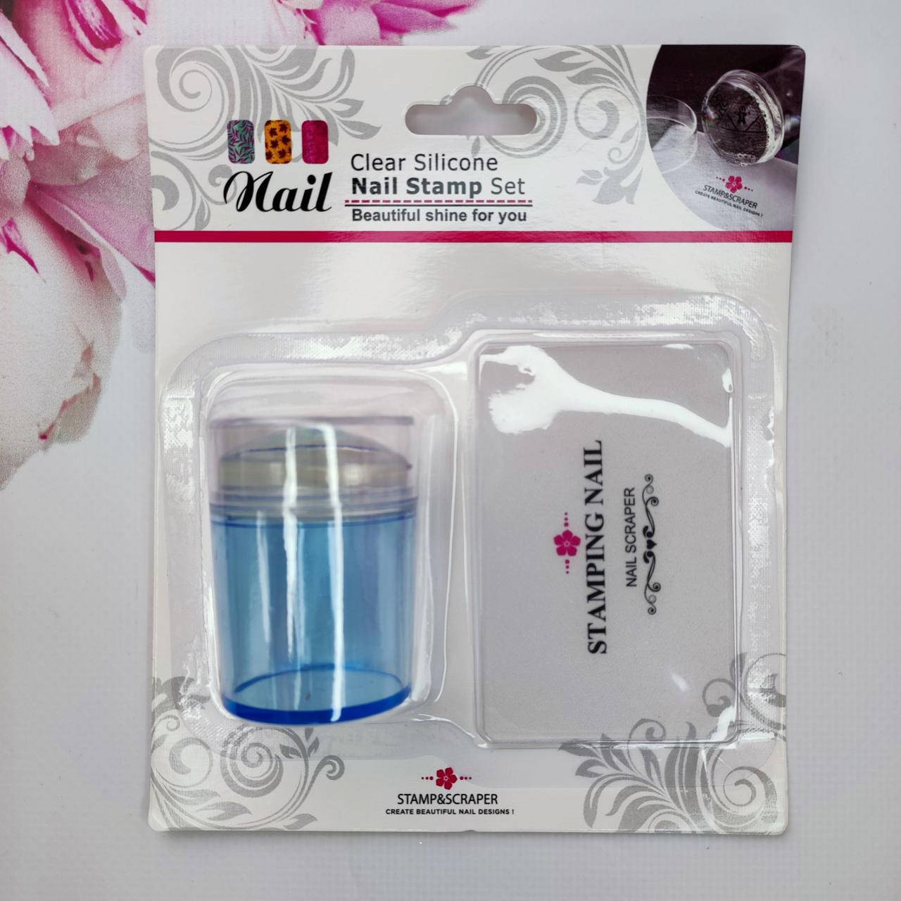 

Набор для стемпинга штамп+пластина