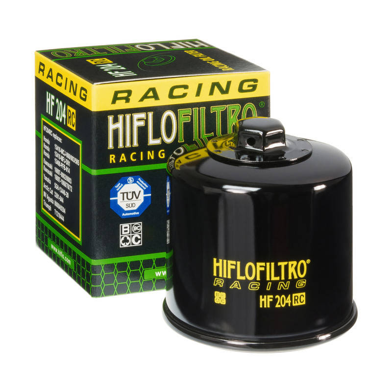 

HIFLO МАСЛЯНЫЙ ФИЛЬТР HF 204 RACING HONDA/ KAWASAKI/ YAMAHA ГАЙКА 17MM (50)/HF204RC