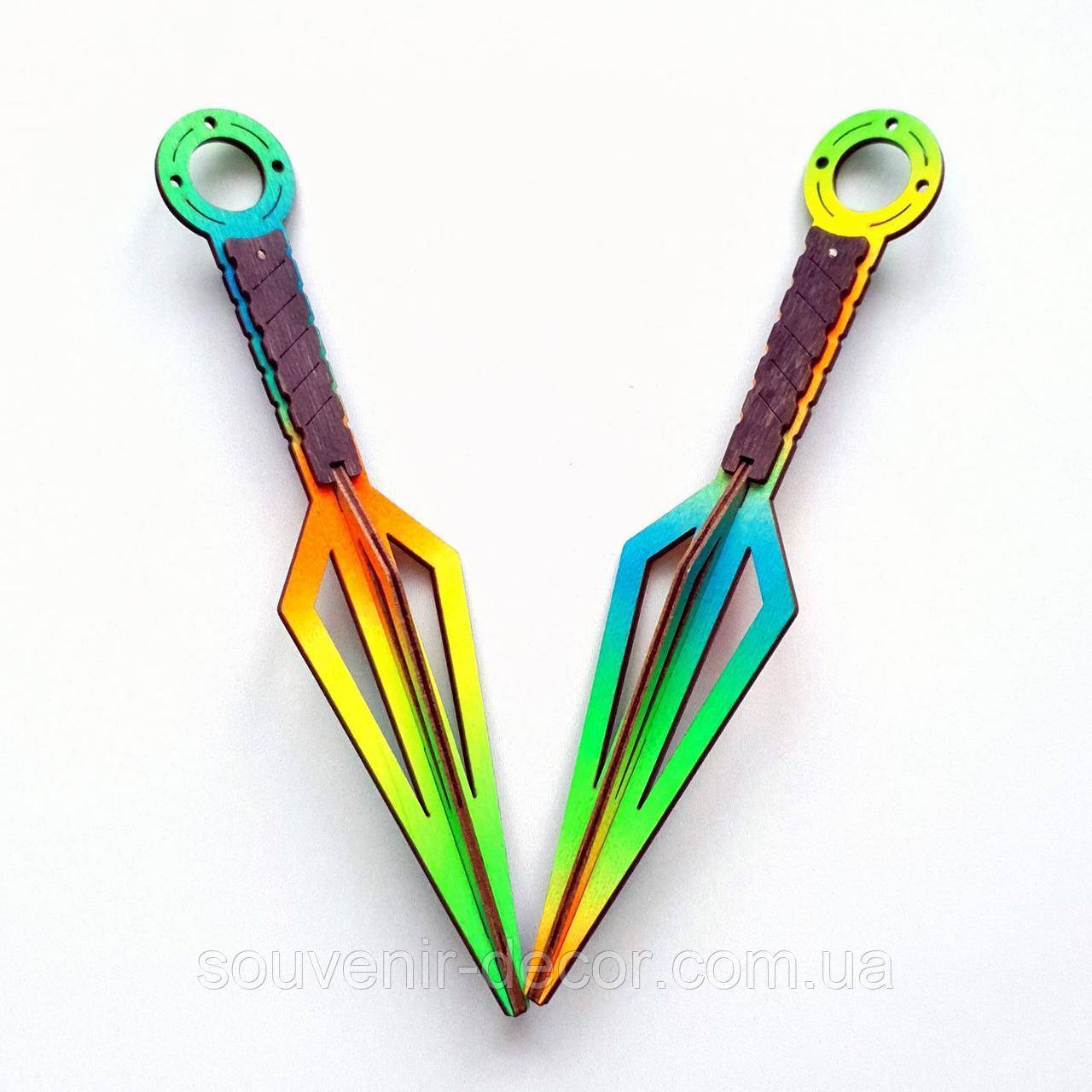 

Деревянный нож Кунаи Kunai ULTRA, Разные цвета