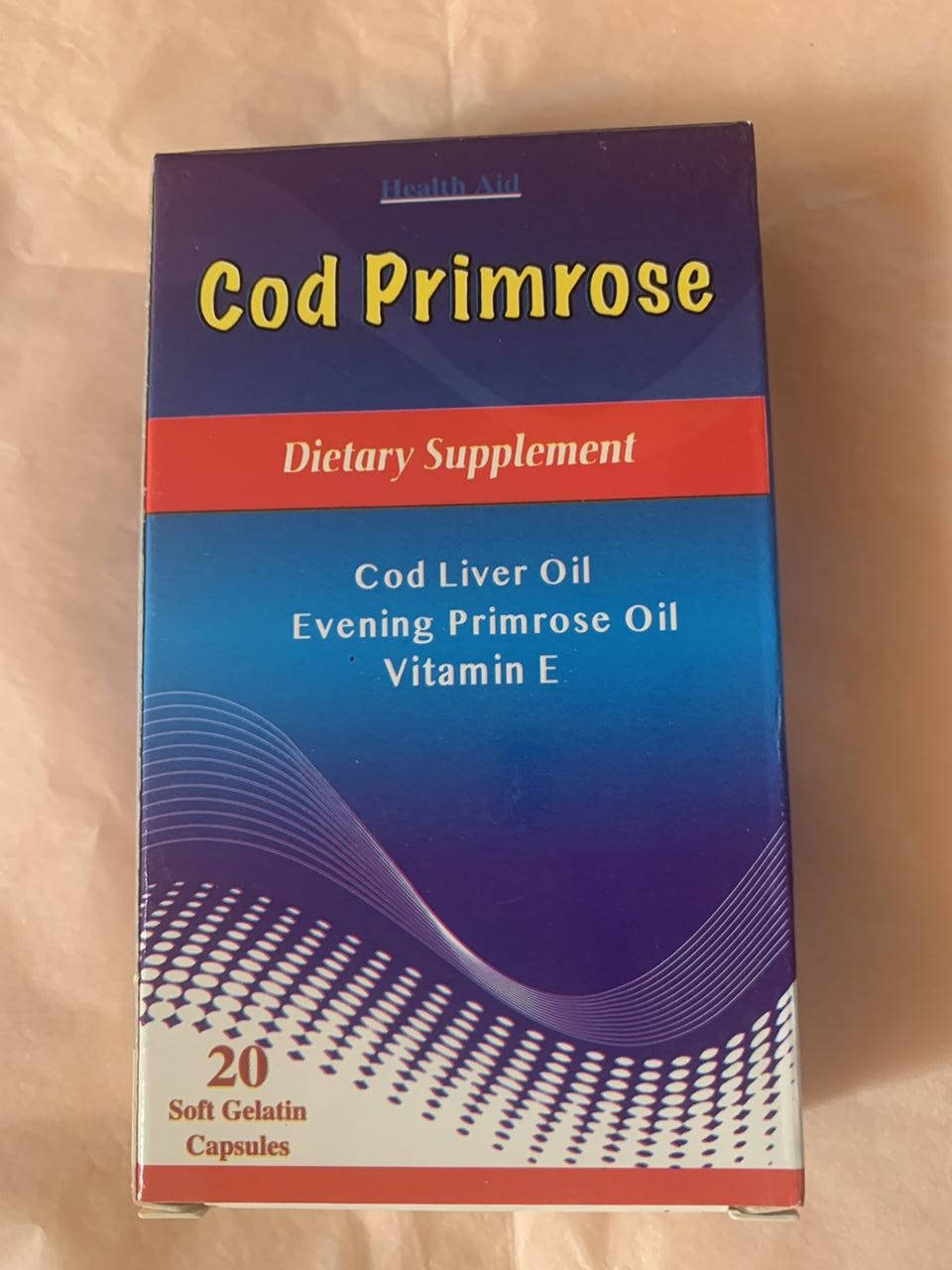 

Пищевая добавка Cod Primrose (Треска Примула) 20 капсул