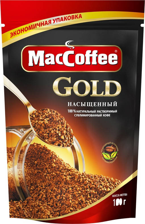 

Кофе ростворимый Maccoffee Gold 120 г