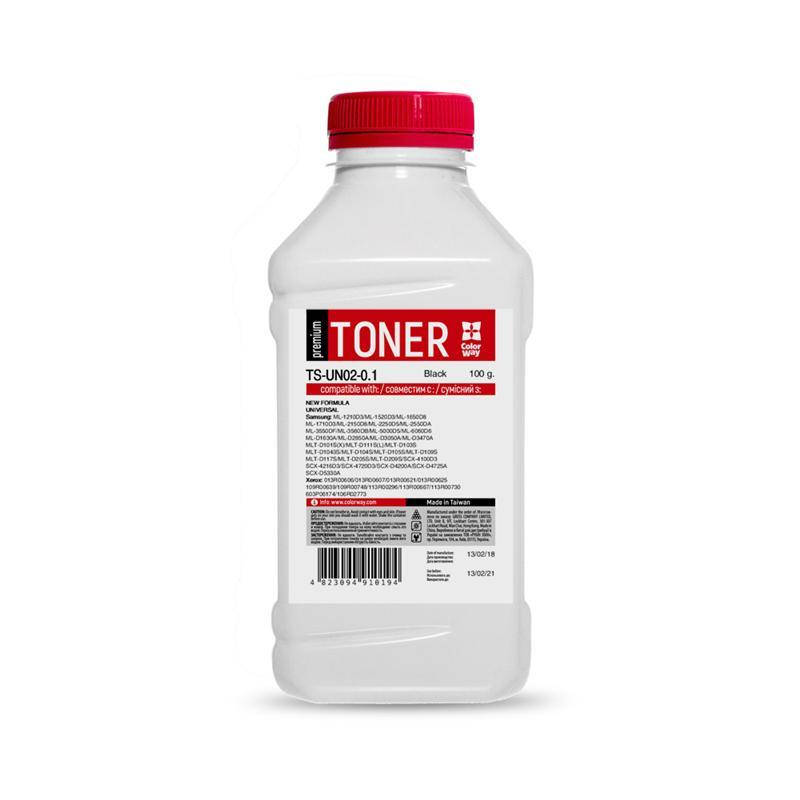 

Тонер CW (TS-UN02-0.1) Samsung Universal Premium, 100г