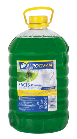 

Засіб для миття посуду BuroClean EuroStandart 10700731 5л ЯБЛОКО (1/2)