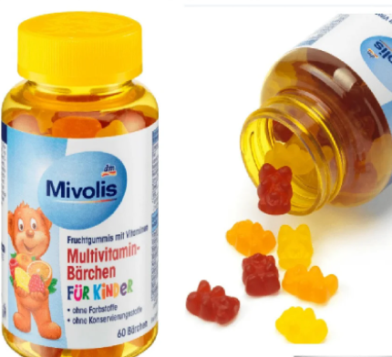 

Multivitamin-Bärchen fur kinder (60 капсул) Германия Multivitamin-Bärchen fur kinder 60шт Оригинал dm