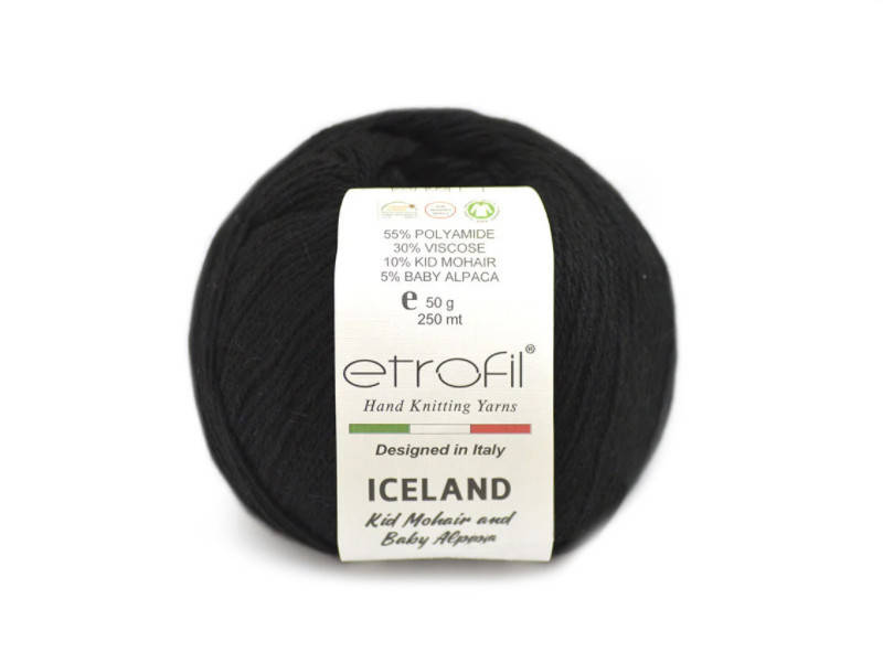 

Etrofil Iceland Kid Mohair, Черный №1032