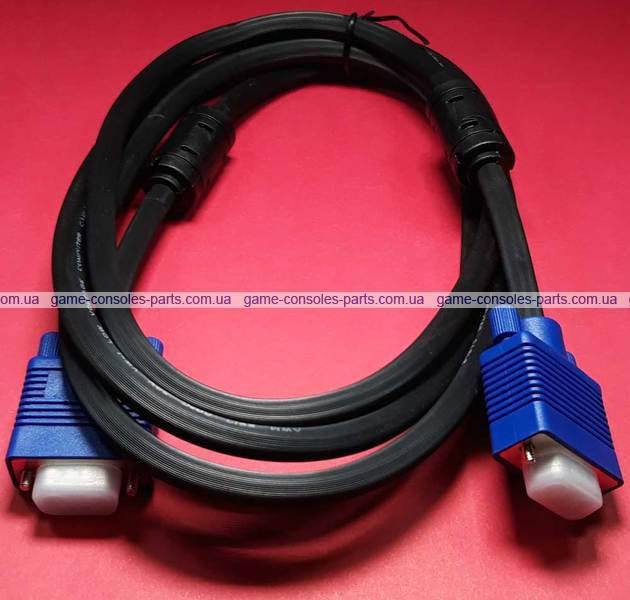 

Кабель VGA-VGA 1.8 м с ферритовыми сердечниками (Atcom) (Ultra) (Экранированный)