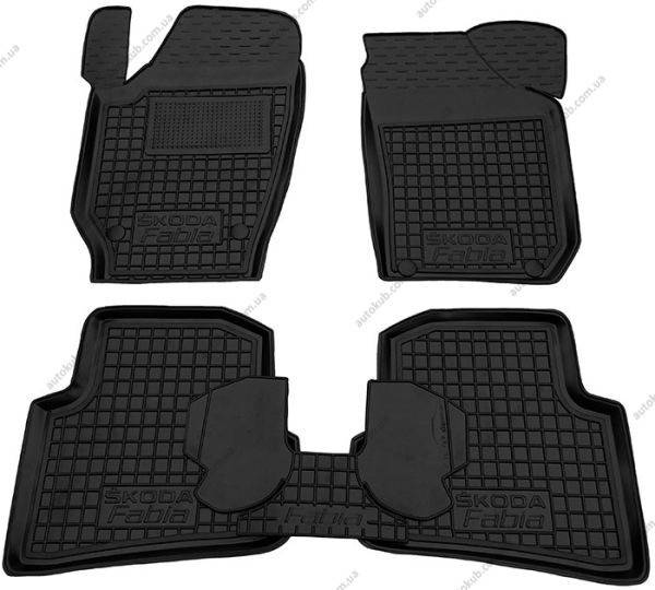 

Автомобильные коврики в салон Skoda Fabia II (5J) (2007-2014) (Avto-Gumm), Темно-серый