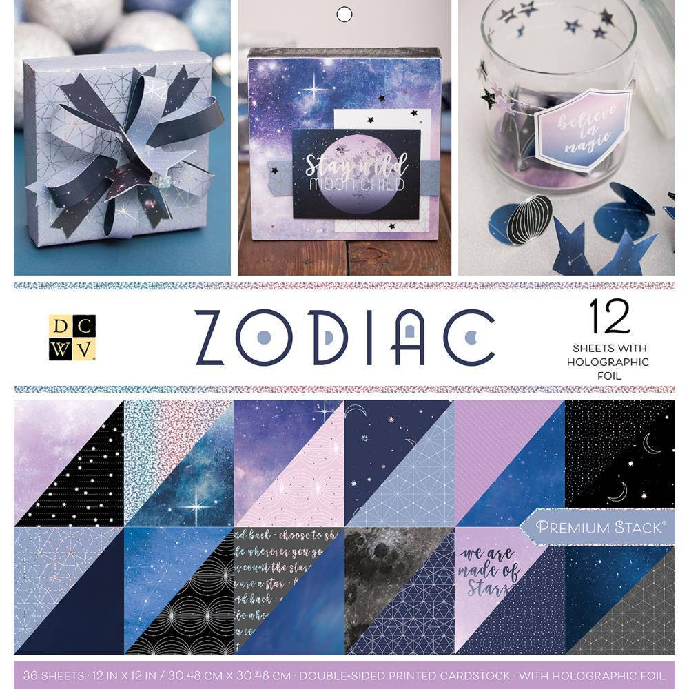 

Набір паперу - Zodiac - DCWV - 30x30 Ціна за пів набору! (18 л.)