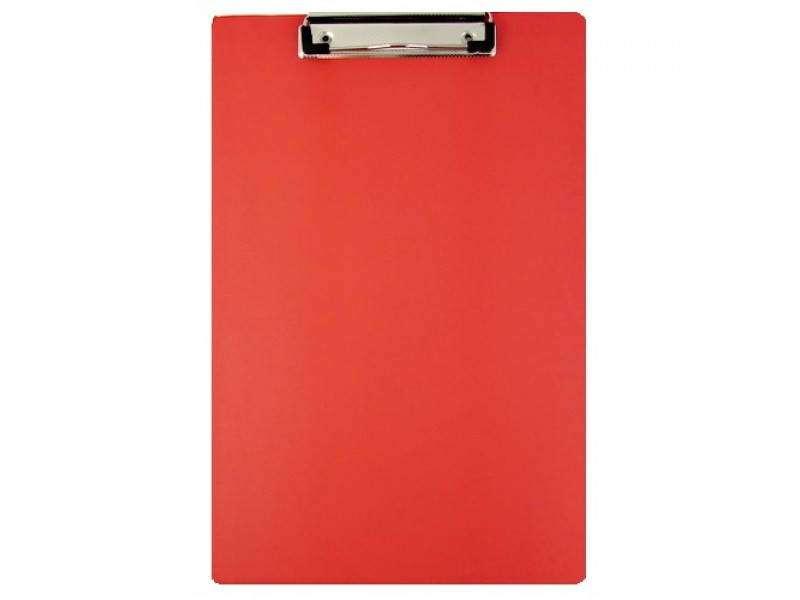 

Планшет с клипом 4Office A4 PVC 4-257 красный