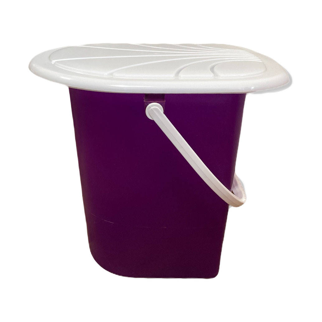 

Ведро туалетное Консенсус фиолетовый 17 л