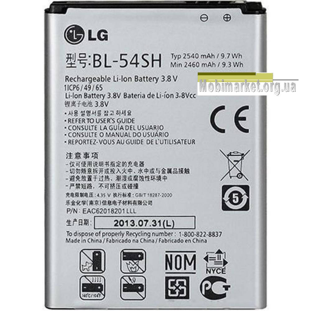 

Аккумулятор BL-54SH для LG L90 F320 (2540mAh)