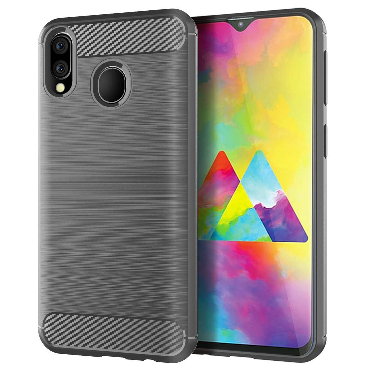 

TPU чехол накладка Urban для Samsung Galaxy M20 (4 цвета) серый