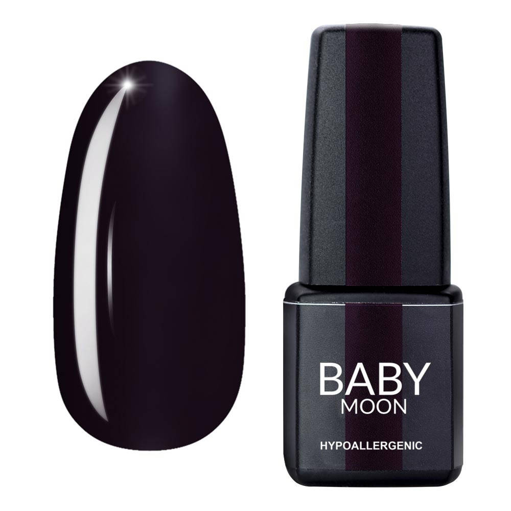 

Гель лак BABY Moon Burgundy Gel polish №001 дымчатый баклажан