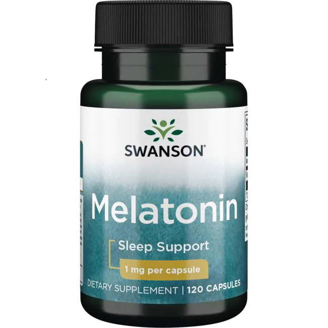

Натуральная добавка Swanson Melatonin 3 mg, 120 капсул