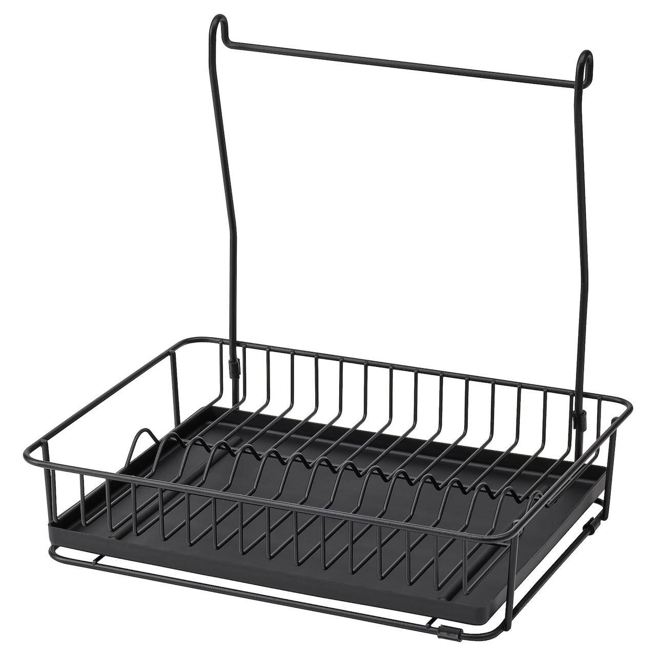 

IKEA HULTARP Сушилка для посуды, черная (604.487.66)