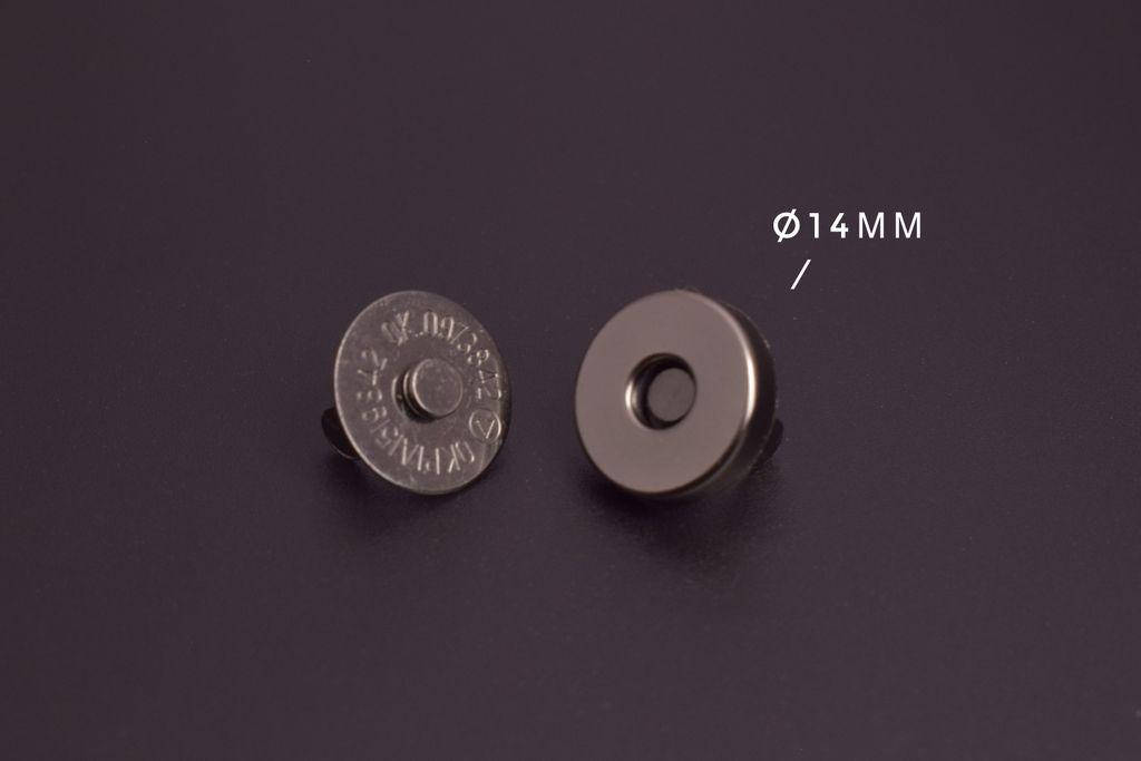 

Кнопка магнитная 14 мм, темный никель, 1 шт