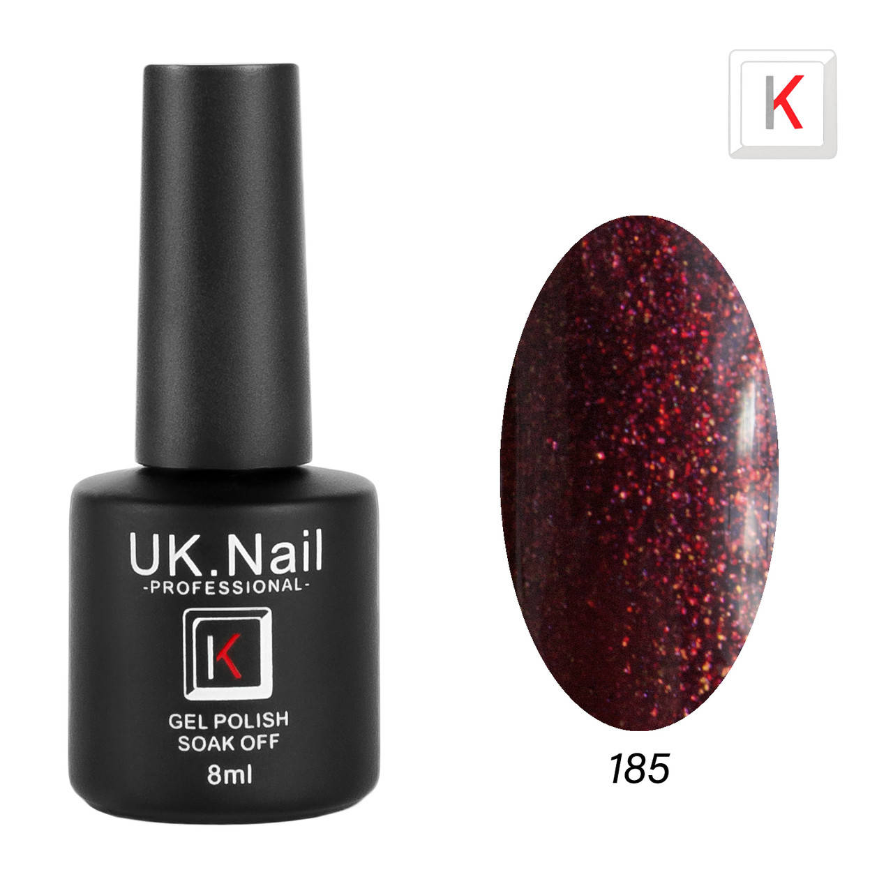 

Гель-лаки UK.Nail 8 мл №185