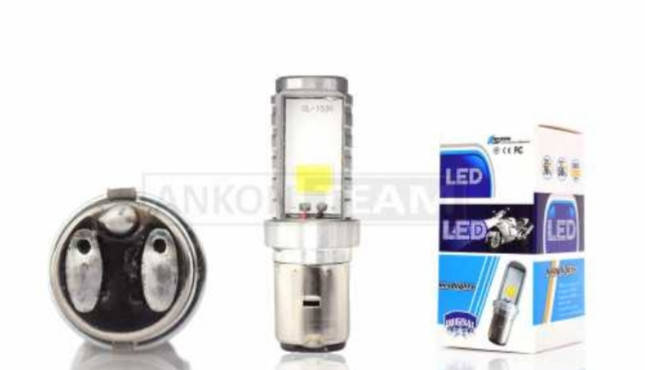 

Лампа фары диодная BA20D 12V 35/35W 2 кристалла LED