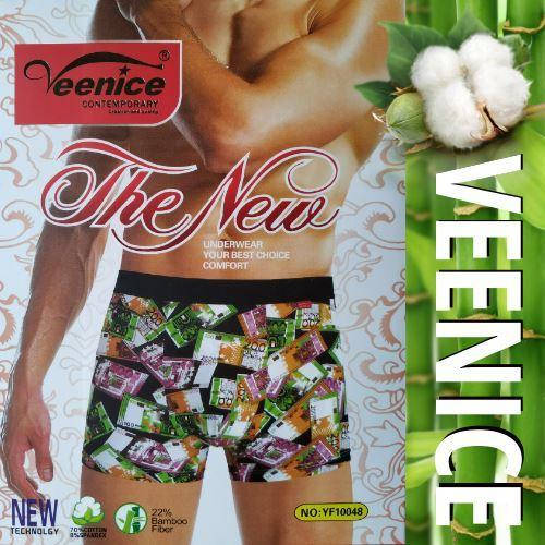 

Трусы мужские боксеры Veenice (ХL) хлопок +бамбук ,