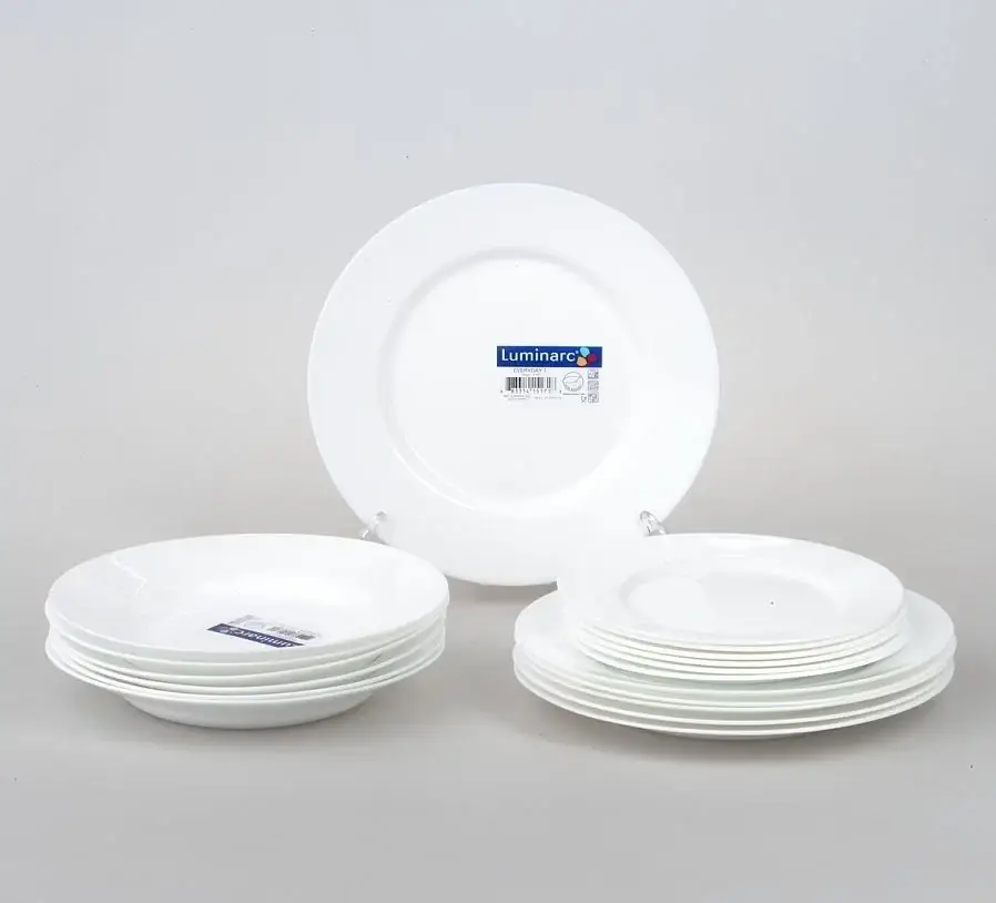 

Сервиз столовый Luminarc (Люминарк) EVERYDAY из 18 предметов (G0566), Белый