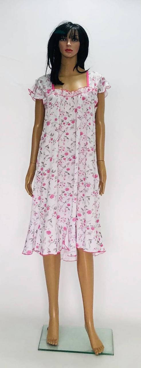 

Трикотажная ночная рубашка больших размеров 60