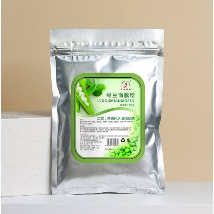 

Альгинатная маска очищающая JIAZHOUYIN CHUA Mung Bean, с экстрактом зеленых бобов, 200 г