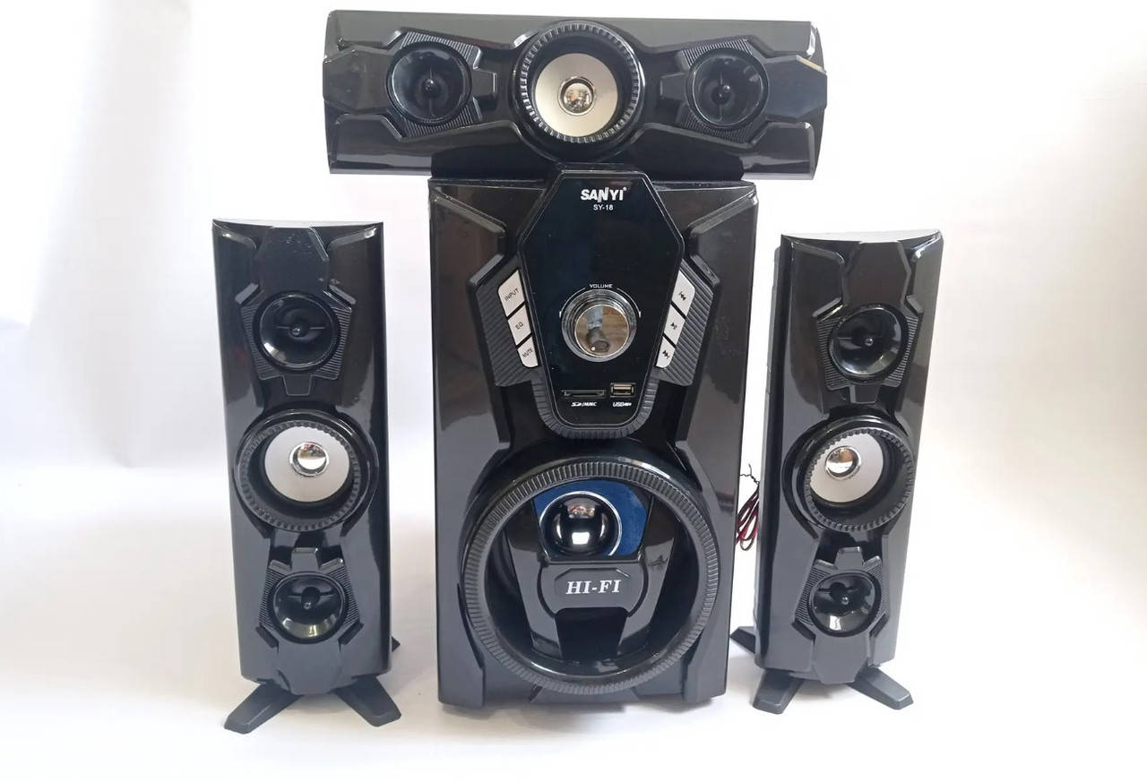 

Акустична система SANYI SOUND SY-18 Black 70W (Музыкальный центр)