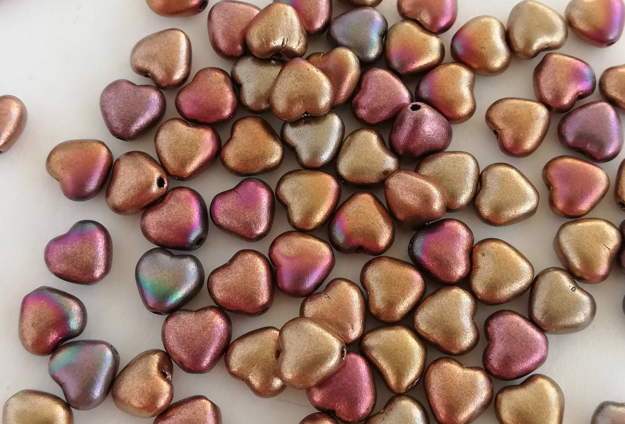 

Preciosa HEARTS 6 мм. Ціна за 1 шт Міх