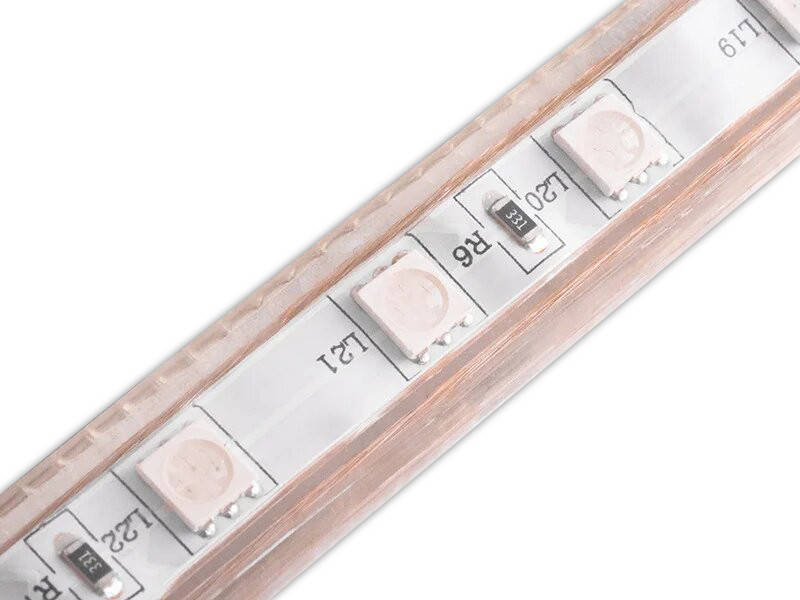

Светодиодная лента 1 м SMD3528-60led 220В 14.4Вт/м IP68 желтый