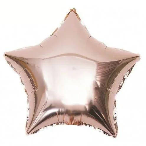 

Шар фольгированный звезда 45см (18") | Розовое Золото