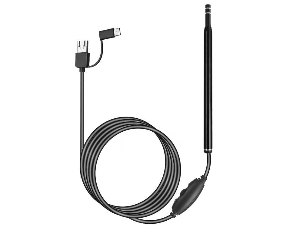 

Эндоскоп USB универсальный 3 в 1 Черный