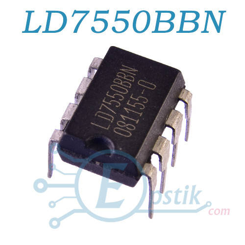 

LD7550BBN, PWM контроллер, DIP8