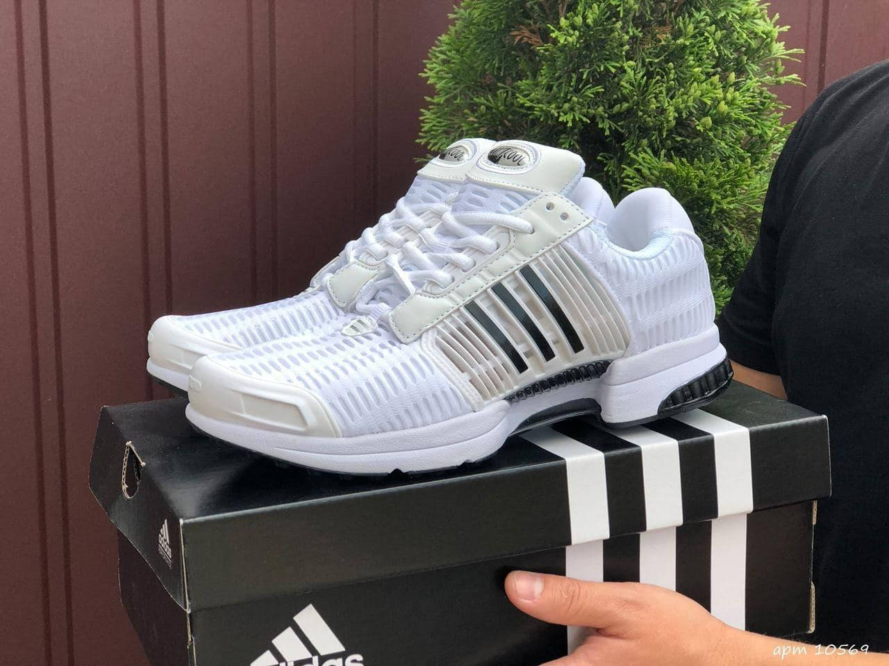 

Мужские летние кроссовки белые Adidas ClimaCool,адидас климакул 44, Белый