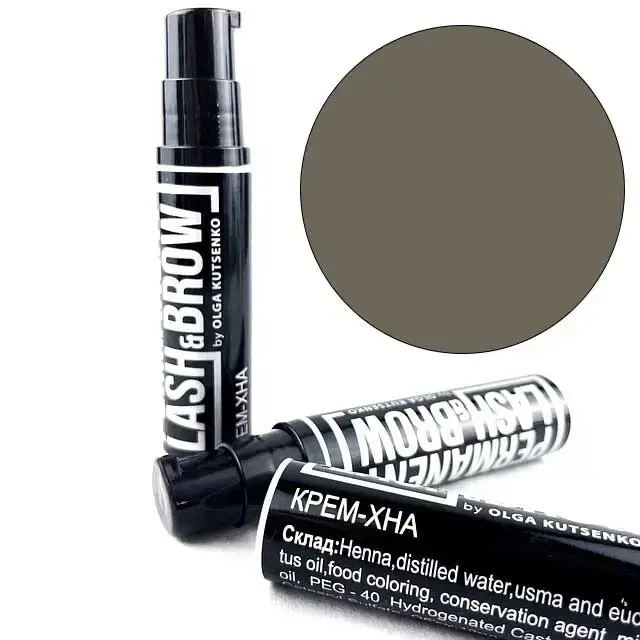 

Крем-хна Permanent Lash&Brow, 10 мл Черный