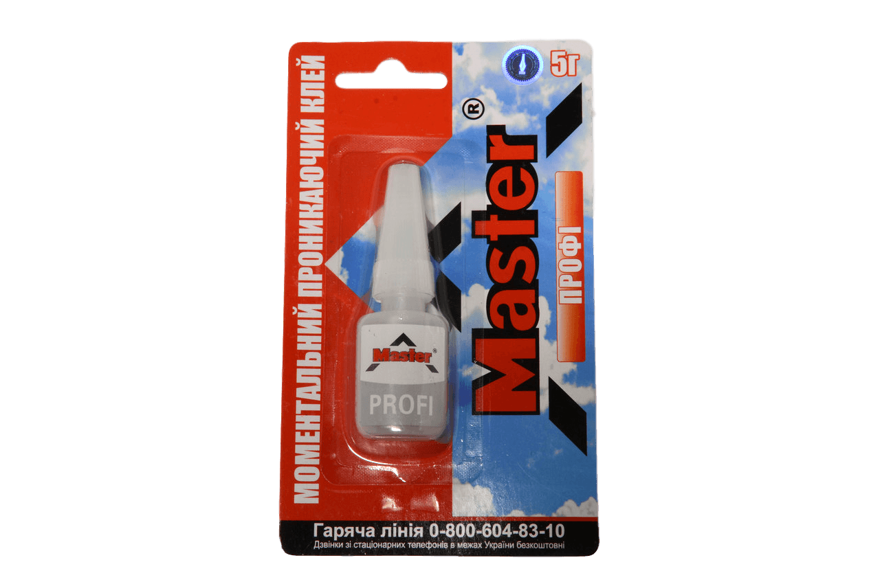 

Супер клей Mастер Профи, 5г
