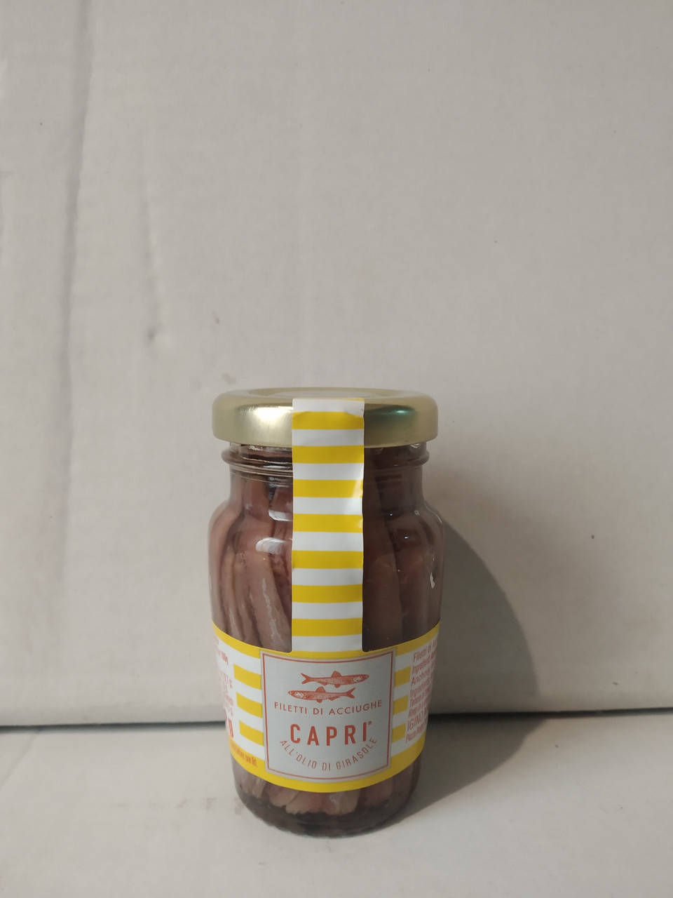 

Анчоус филе в подсолнечном масле Capri 80г