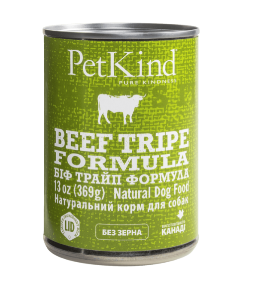 

PetKind Beef Tripe Formula Корм для собак из говядины и говяжьего рубца 0.369 кг