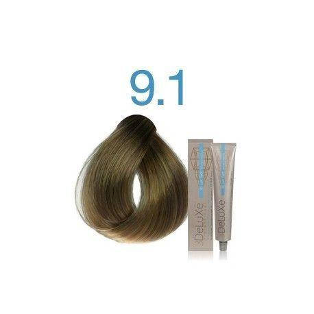 

Стойкая крем-краска 3DeLuXe professional № 9-1 - очень светлый блондинпепельный, 100 мл