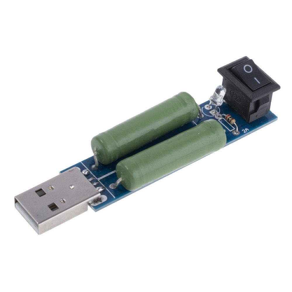 

Нагрузка 1A/2А для теста зарядных устройств аккумуляторов, powerbank