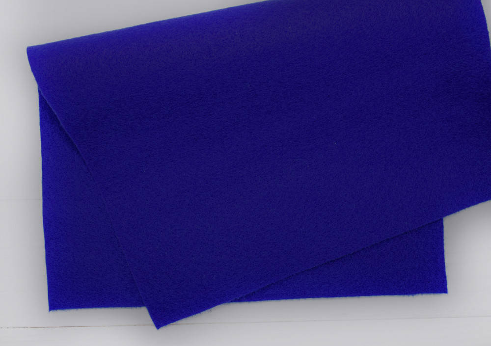 

Американский фетр Fiesta 1,3 мм (100х185 см) - №22 королевский синий (0572 royal blue)