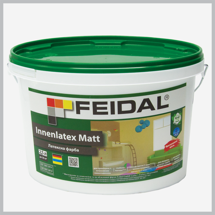 

Краска Feidal Innenlatex Matt 2.5 л, Белый