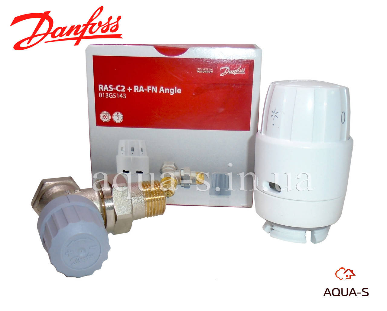 

Клапан с термоголовкой Danfoss RAS-C2 1/2'' угловой для радиаторов (013G5143)