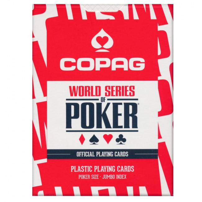 

Пластиковые игральные карты | Copag WSOP Red