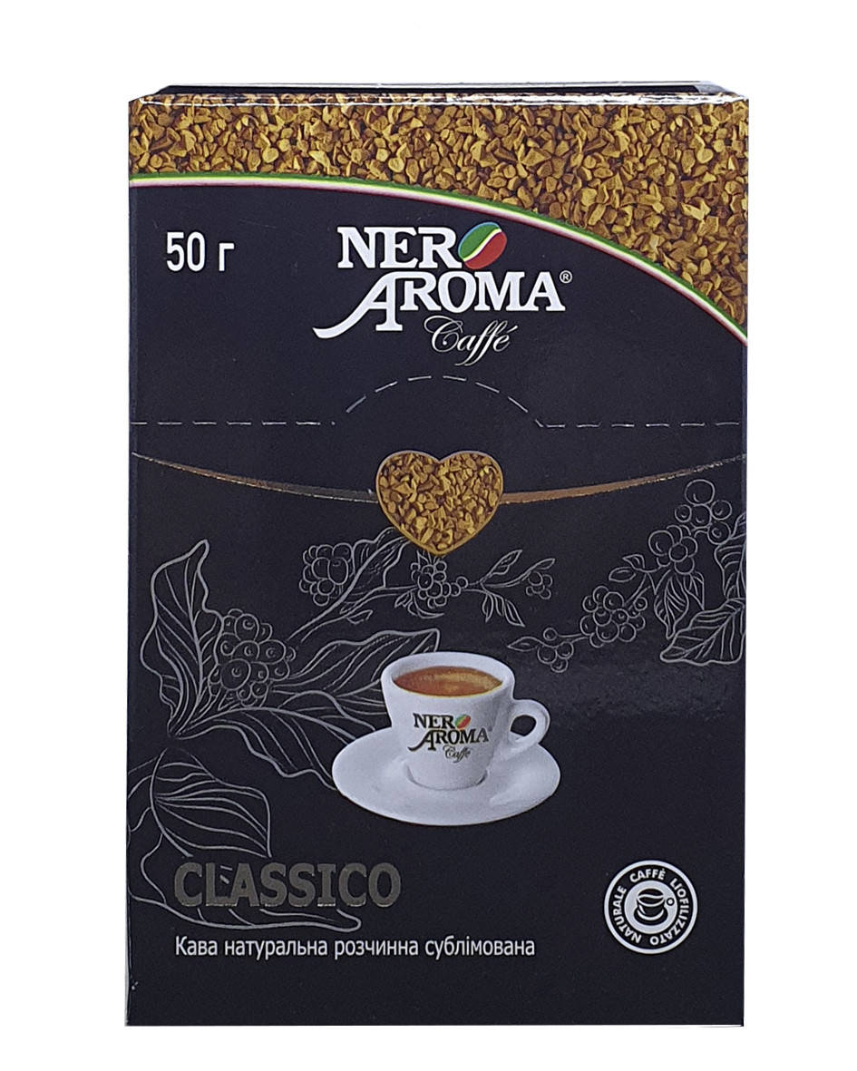 

Кава розчинна в стіках Nero Aroma Caffe 25 х 2 г (1230)